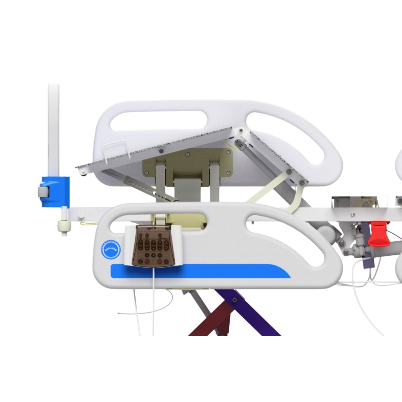 Багатофункціональне лікарняне ліжко ALF-4 (для відділень реанімації та інтенсивної терапії) - Зображення 3